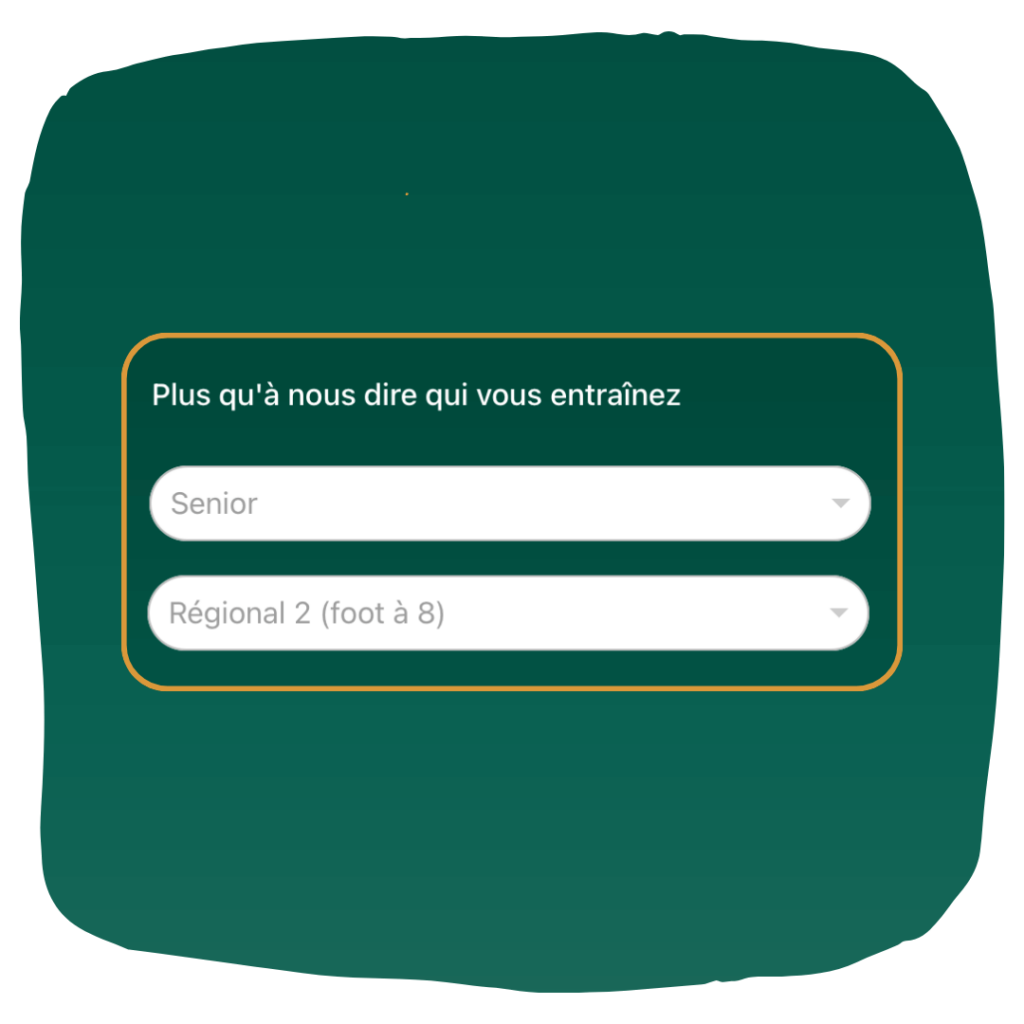 Créer un espace pour votre équipe de football