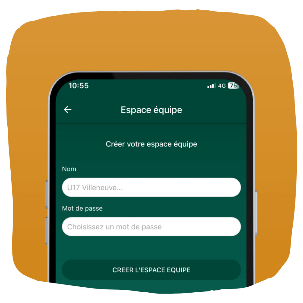 Créer un espace pour votre équipe de football
