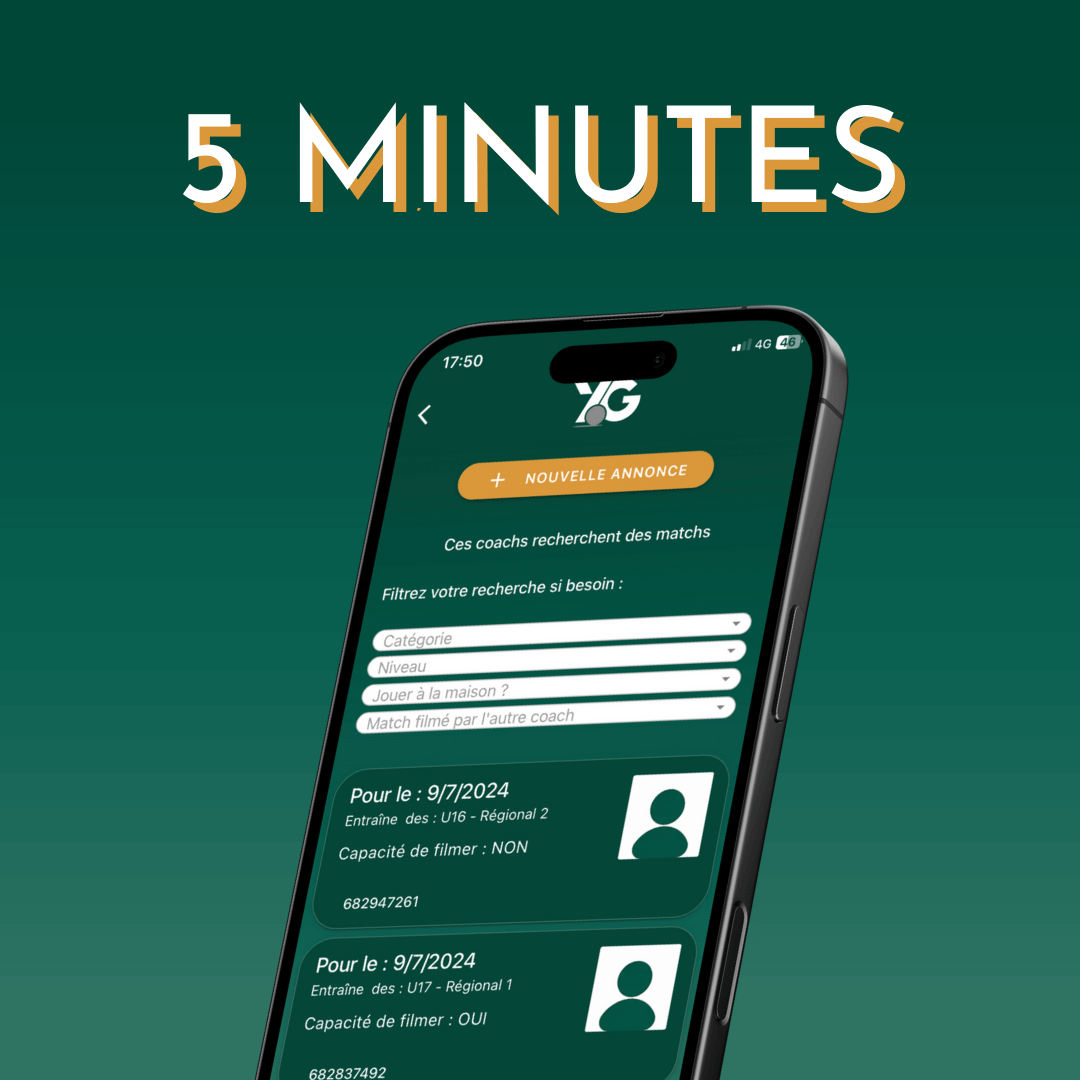 Lire la suite à propos de l’article Trouver un match amical en 5 minutes