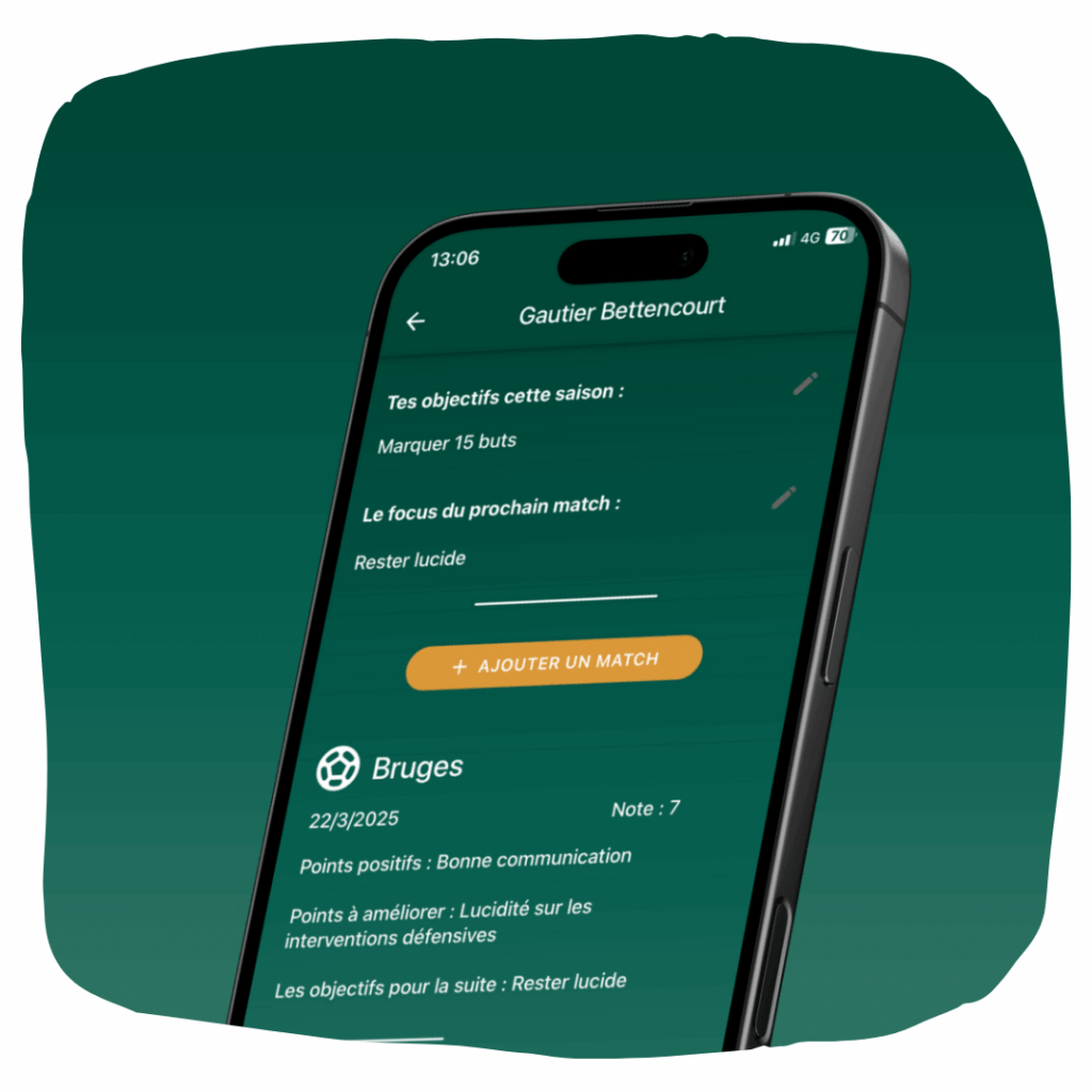Application pour coach de foot