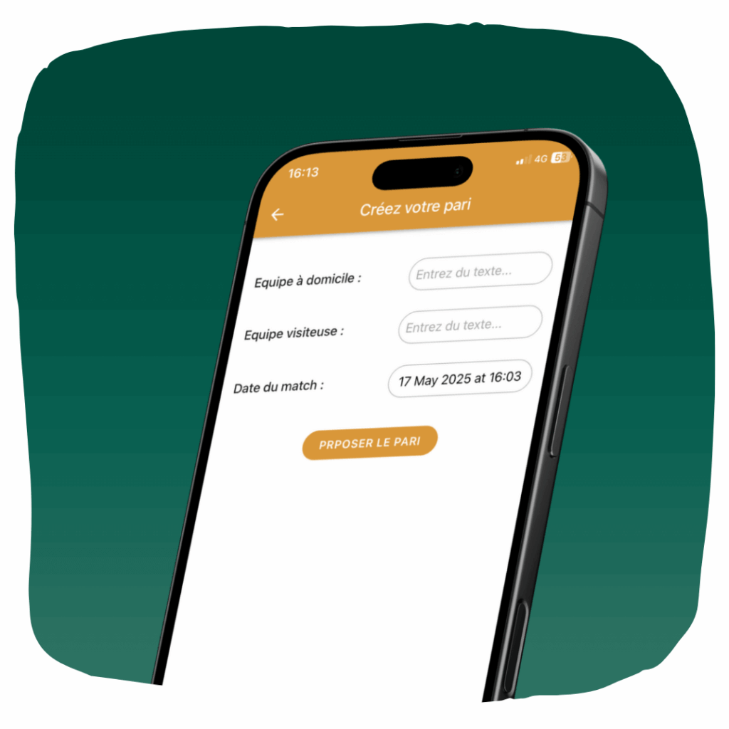 Application pour coach de foot
